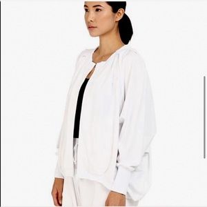 Adidas Y-3 Fluid Blouson White Zipper Jacket XS
